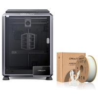 Creality K1C 3D Drucker, mit 1kg Creality Hyper PLA Filament--Weiß