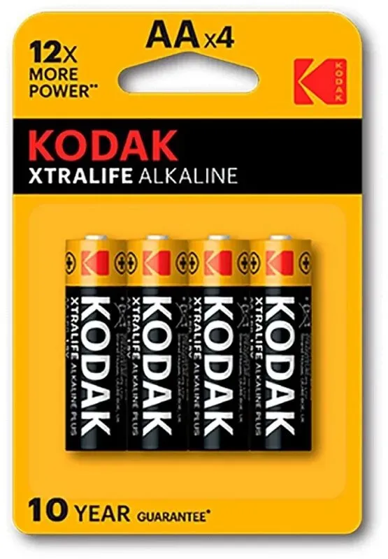 KODAK - XTRALIFE ALKALINE BATTERIE AA LR6 BLISTER * 4