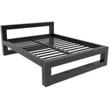 MetaloPro® Massives Bettgestell – Metall Bettrahmen bis 1000 kg belastbar, Robuster Metallrost ohne Quietschen, Viel Stauraum, Schnelle Montage <15 Min, Modernes Design – 180x200 cm