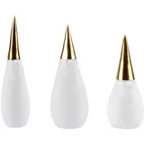 räder Santa Claus Figuren Set 'Santa' Gold 3 STK. - Räder Design