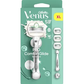 Gillette Comfortglide Sensitive Rasierer + 3 Klingen