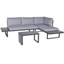 dasmöbelwerk Nairobi Loungeset Aluminium anthrazit/grau