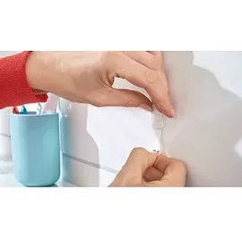 Tesa Garderobenhaken Powerstrips Small Edelstahl