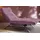 KAWOLA Relaxliege AMERIVA Polyester 80 x 110 x 158 cm Lila mit Kissen und Kopfteil