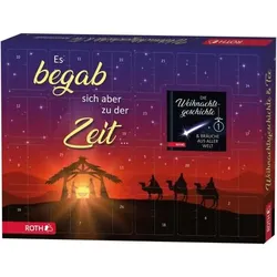 Adventskalender 'Tee-Adventskalender - Die Weihnachtsgeschichte' bestückt