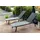 Gardissimo Madrid Doppelliege Sonnenliege 200 x 120 x 30 cm Grau