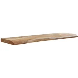 Wohnling Wandregal 100 x 4 x 26 cm Braun