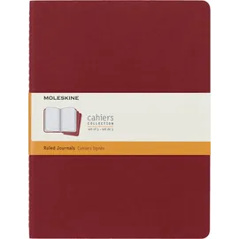 Moleskine Cahier 3er Set, Xlarge, Liniert