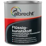 Lack Albrecht Acryl-Flüssigkunststoff Kunststoff Flüssig Bodenbeschichtung 750 ml Kunststofflack Glänzend weiß