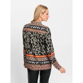 Heine Druckbluse schlamm-orange 48