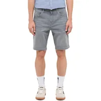 Mustang Herren Style Troy Denim Shorts ULW, grau mittel - 32