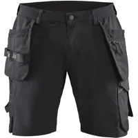 Blåkläder Stretch Handwerker-Shorts "1520" - C44 - schwarz/dunkelgrau