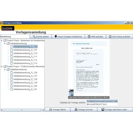 Vorlagensammlung - Bewerbung PLUS