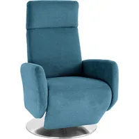 sit&more TV-Sessel Kobra Mikrofaser 71 x 110 x 82 cm Blau
