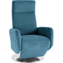 sit&more TV-Sessel Kobra Mikrofaser 71 x 110 x 82 cm Blau
