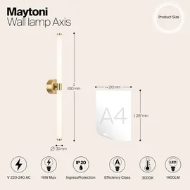 Maytoni Axis (16 W) Gold