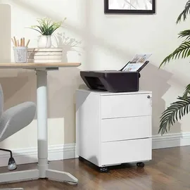 Songmics Rollcontainer 39 x 45 x 55 cm weiß