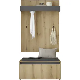Home Affaire GIRON/CiTY Schuhbank 100 x 40 x 170 braun