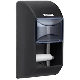Katrin Toilettenpapierspender schwarz Kunststoff, 1 St.