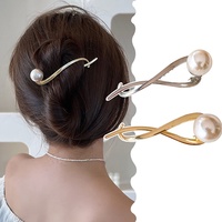 JUSTUSNX 2 x Metall-Haarklammern, Silber und Gold, starker Halt, Haarklauen-Clips, Kopfschmuck, Haarstyling-Zubehör für Frauen und Mädchen, dünnes dickes Haar