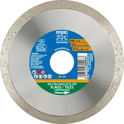 PFERD Tools Diamant-Trennscheibe DG PSF zum Trennen von Fliesen - 68000011