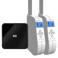 WIR Connect V6 Gateway mit 2 Stück eWickler eW940-F-M, elektrischer Aufputz-Gurtwickler, 15mm Gurtband, bis 45Kg, Alexa kompatibel