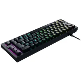 Cherry Xtrfy K5V2 Compact, Black, LEDs RGB, hot-swap, MX2A RGB RED, USB, DE (CX-K5V2-RGB-CPT-BLACK-R-GER)