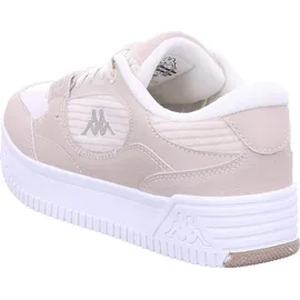 Kappa Schnürschuh Damen Weite E Beige/Weiß 37