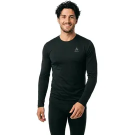 Odlo Merino 160 Langarm-baselayer Schwarz XXL