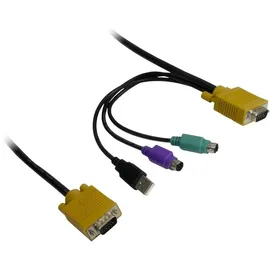 Inter-Tech KVM-1708 (17") 1280x1024 8 Geraete USB PS/2,