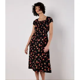 Apricot Midikleid Schwarz 36
