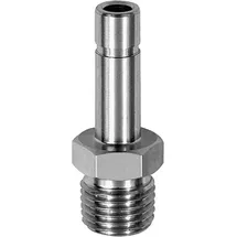 Riegler Gewinde-Stecknippel, R 1/4 a. , Stecknippel 8 mm, ES 1.4404