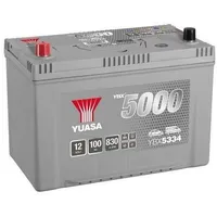 Autobatterie YUASA YBX5000 Bleiakku 12V 100Ah 830A D31