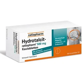 Ratiopharm HYDROTALCIT-ratiopharm 500 mg Kautabletten 100 St