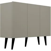petits-meubles Sideboard 120 x 95,5 x 40 cm Grau