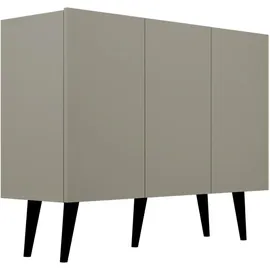 petits-meubles Sideboard 120 x 95,5 x 40 cm Grau
