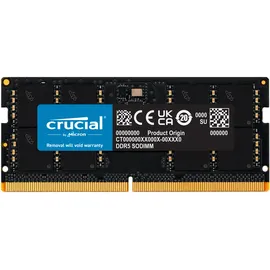 Crucial DDR5-4800 CL 40 SO-DIMM RAM Notebook Speicher CT32G48C40S5