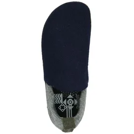 Asportuguesas Hausschuhe Filz Blau 42