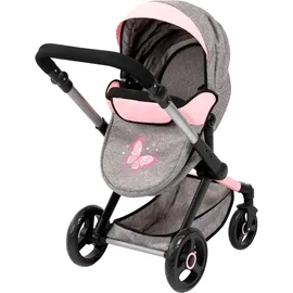 Bayer Xeo Mega Schmetterling grau/rosa