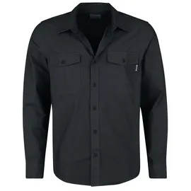 Vintage Industries Langarmhemd Schwarz XXL
