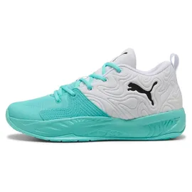 Puma Court Pro 3 Mid Basketballschuhe 313830-04 White/Black/Elektro Aqua, Schuhgröße:43 EU