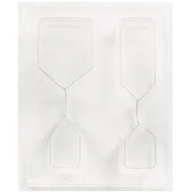 Rayher Gießform 4 Häuser 5,5 - 10,5 cm Tiefe 3 cm