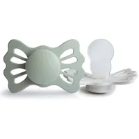 Frigg Lucky Size 2:6-18 months Schnuller Sage/Silver Gray 2