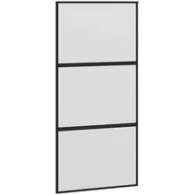 vidaXL Schiebetür rechts 102,5 x 205 cm schwarz