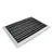 casa pura Optimum Mat 39 x 60 cm Schwarz/Silberfarben