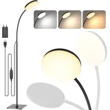 LED Stehlampe Flexibel Leselampe Dimmbar Stehleuchte 3 Farben Wohnzimmer Büro