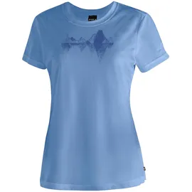 Maier Sports Tilia Pique W, Damen T-Shirt, blau - L