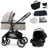 Pixini Nelio Kinderwagen Set, 3in1 taupe
