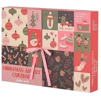 Morethansocks - Weihnachts-Adventskalender Damen - 12 Paar Weihnachtssocken - Socken Adventskalender - Modische & Bequeme Damensocken (Weihnachten)