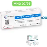 CLUNGENE Covid-19 Antigen Schnell-Selbsttest (Laientest) 100 Stück MHD 07/26| 20x 5er Pack | ID: 2099 | GRATIS parahealth Tests (5 Stück, MHD 12/25)